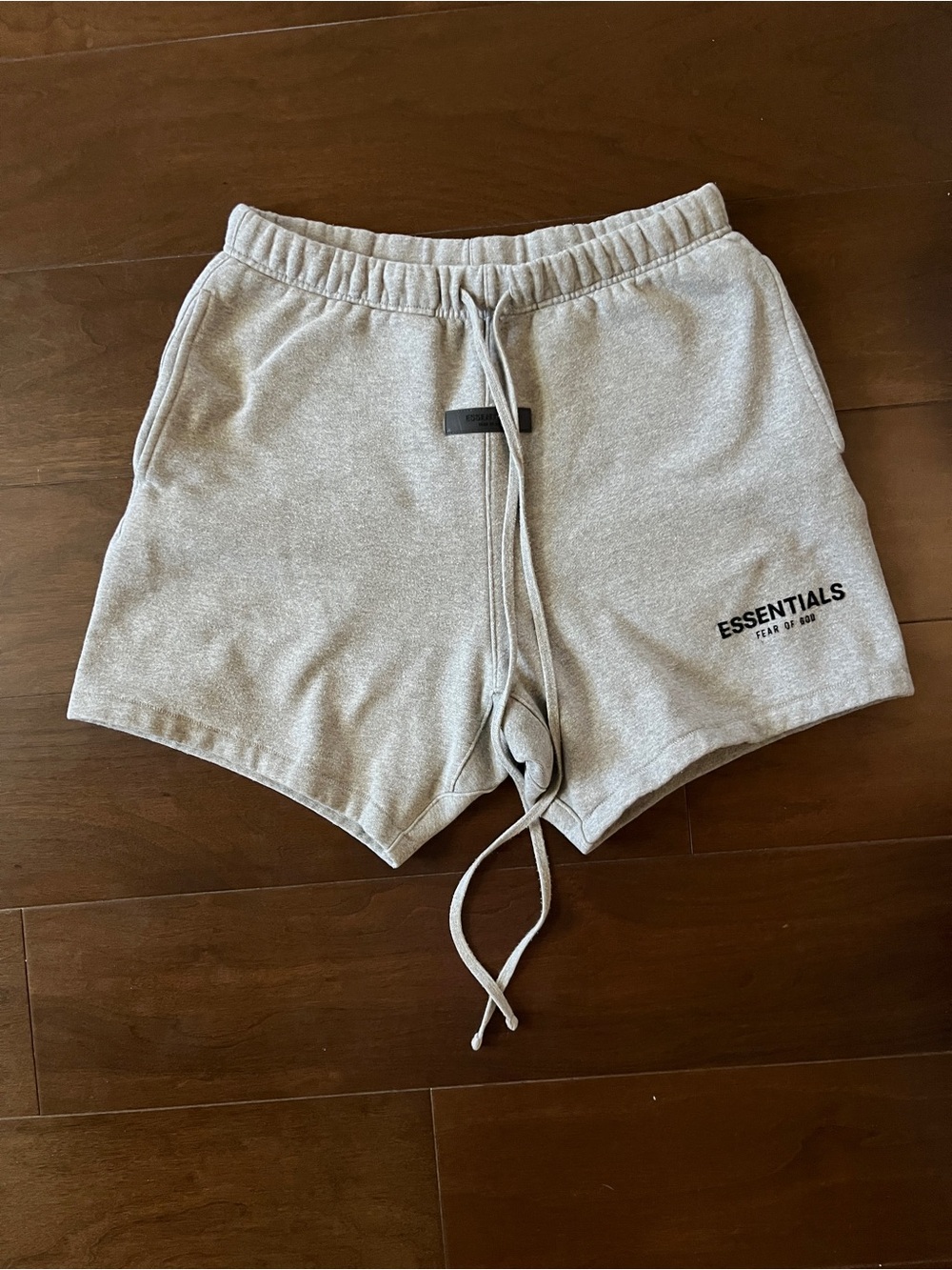 Fear of God Essentials Men's Light Gray Fleece Shorts